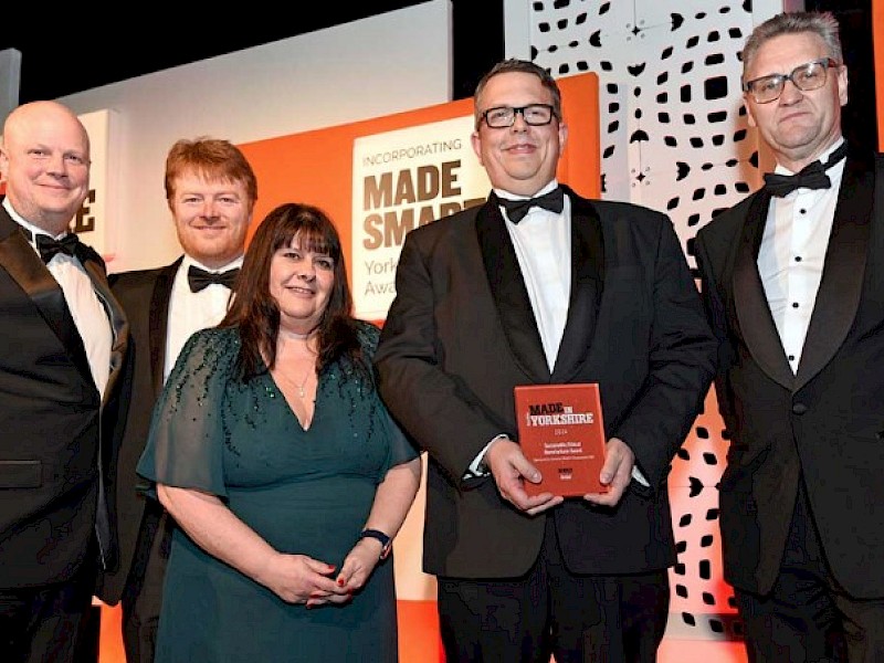 Andel wins Sustainable/Ethical Manufacturer Award at Insider's 2024 Made in Yorkshire Awards
