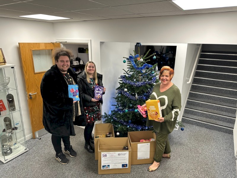 Andel donates food packs to Barnsley College this Christmas to support students and families in need