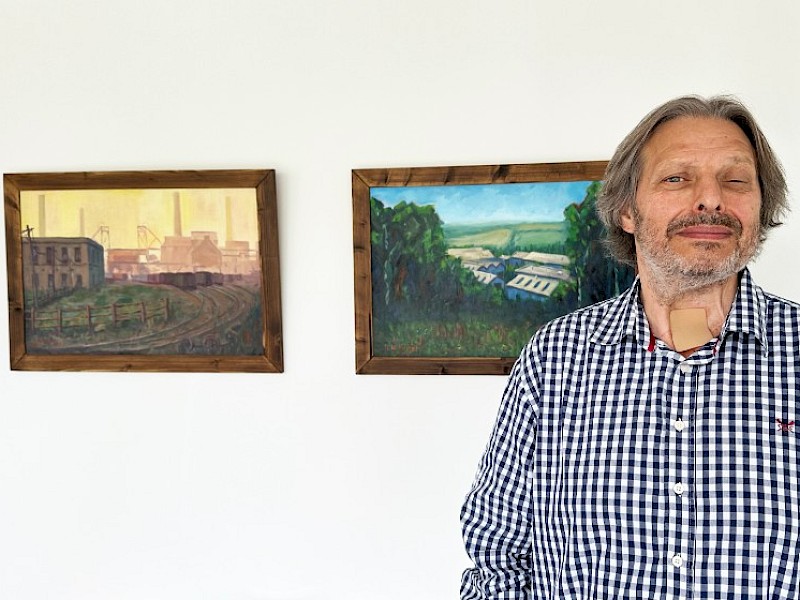 Dodworth Colliery, then and now in paintings