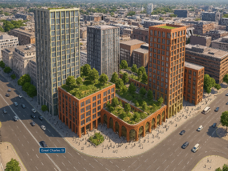 Andel supplies 722 FlowStop® 2 units for landmark development at Great Charles Street, Birmingham