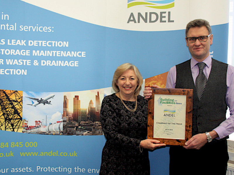 Andel receives highly esteemed Environmental Company of the Year Award