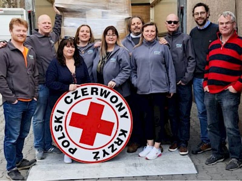 Andel successfully deliver humanitarian aid to Poland in support of Ukraine