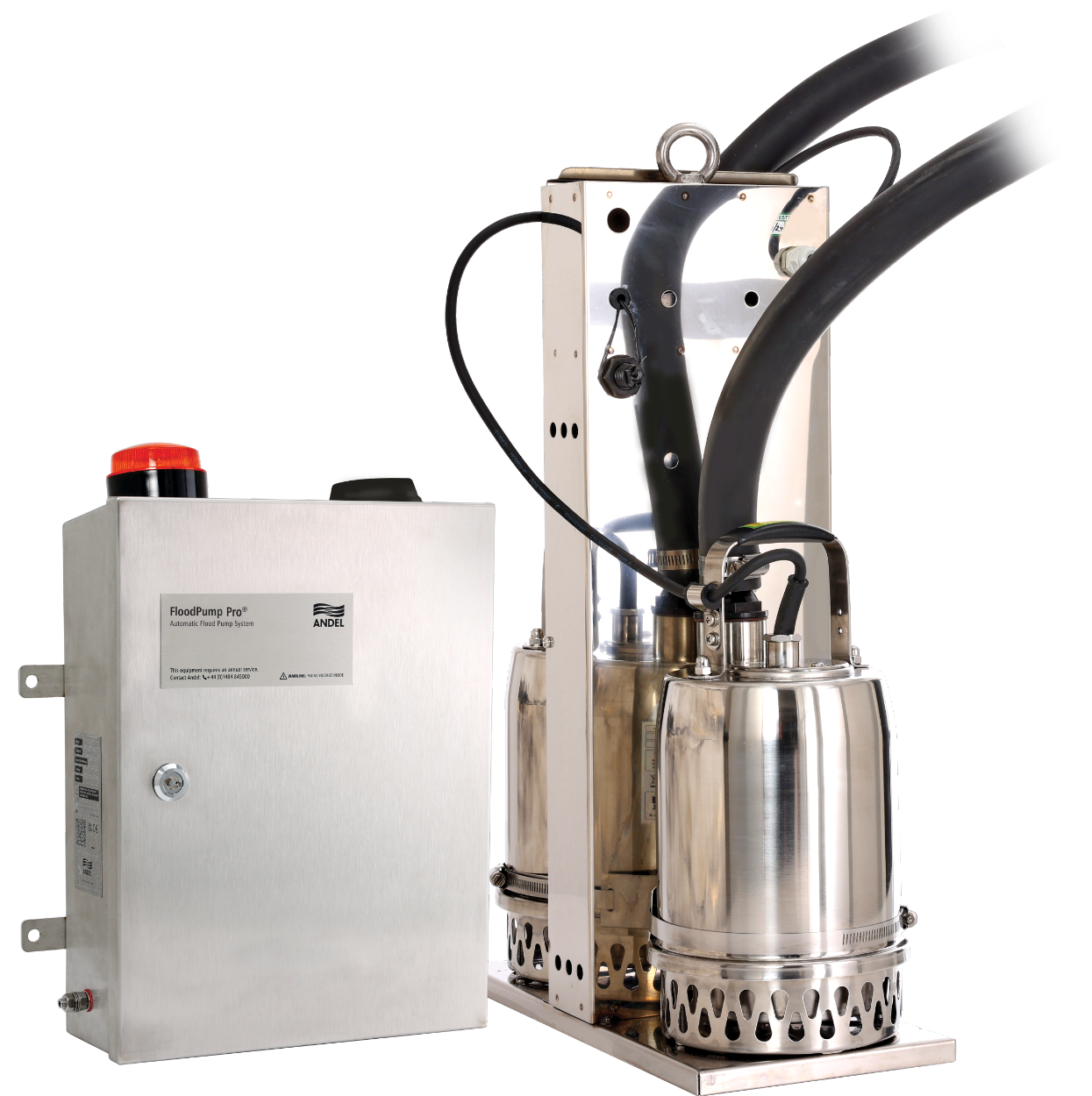 Andel FloodPump Pro® – Advanced alarm and automatic flood pump for larger installations
